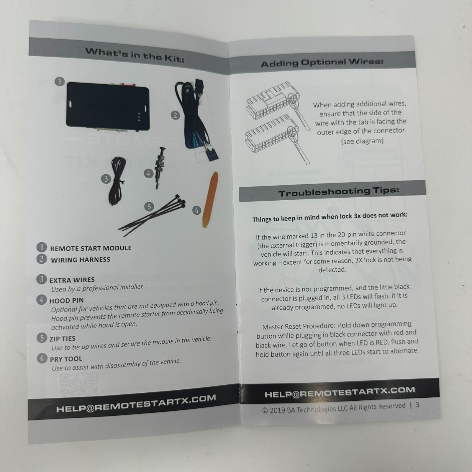 Start-X Remote Starter Kit for 4Runner Sienna | New