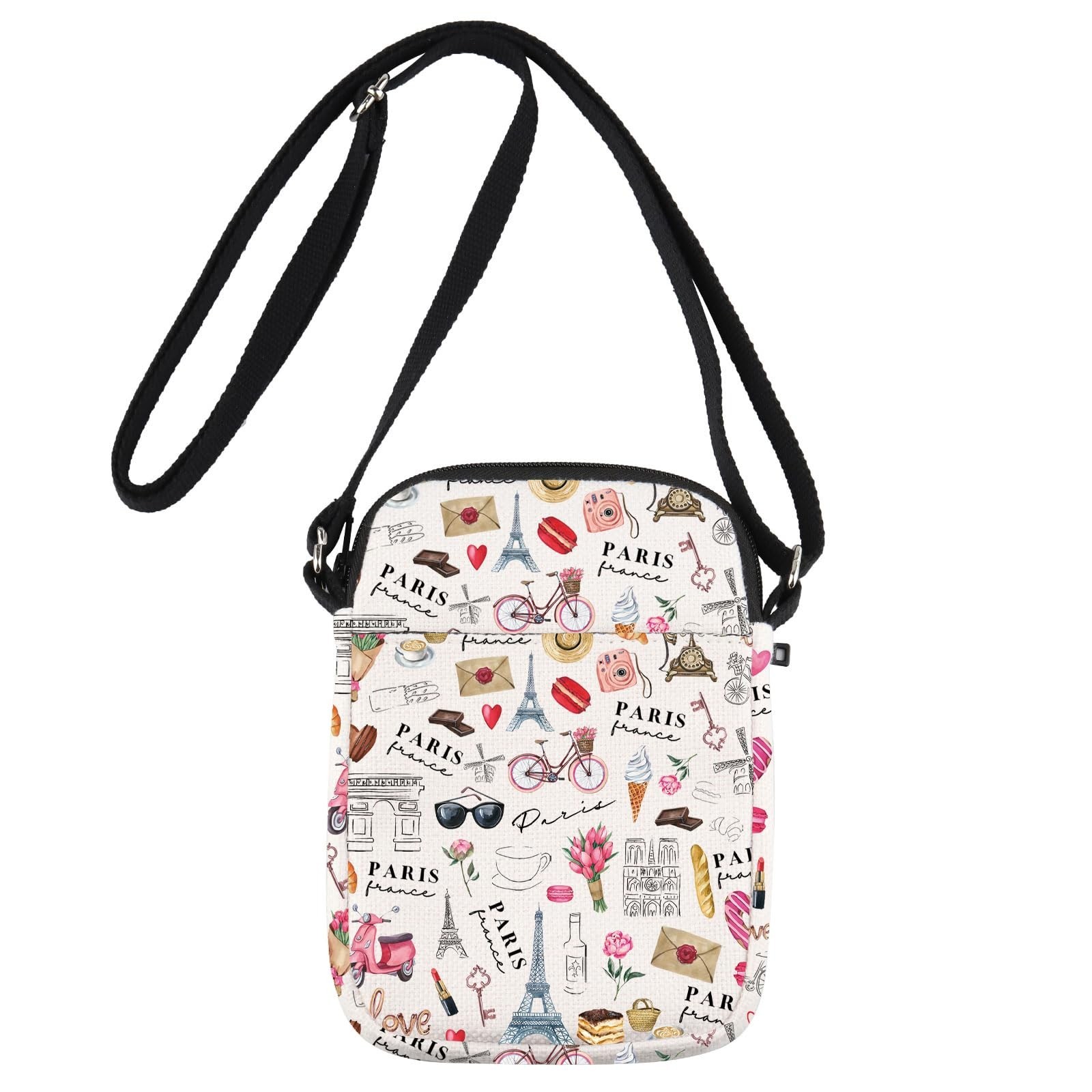 JNIAP Paris Crossbody Bag Paris Trip Gift Paris Crossbody Purse Paris Lover G...