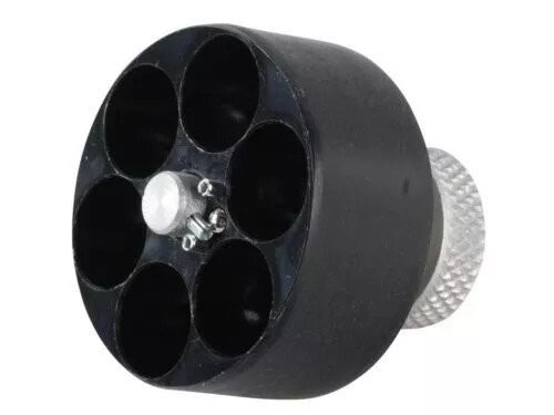 HKS 6 Shot Revolver Speedloader Black Plastic For .38/.357 Magnum S&W/Ruger 586A