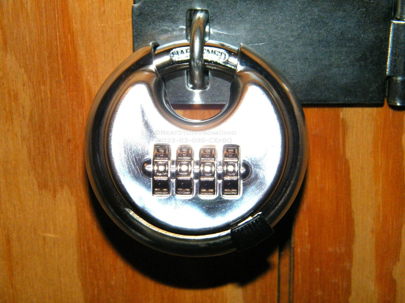 COMBINATION DISC LOCK, USER RESETTABLE, FOUR-DIGIT, HEAVY DUTY LOCK 👍 🔐