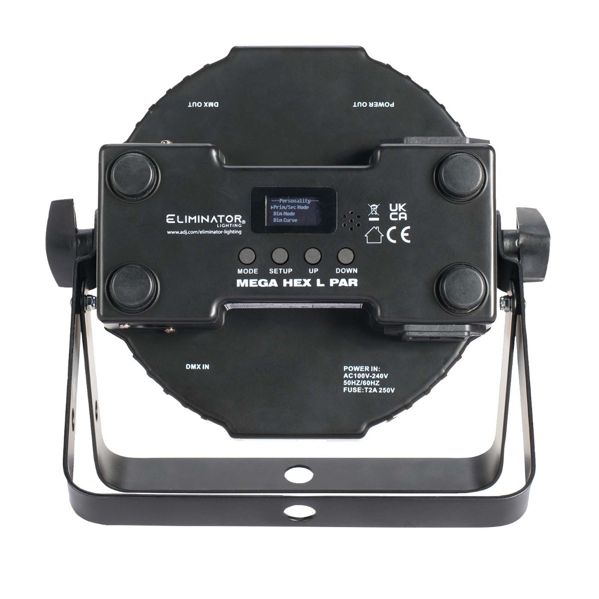 Eliminator Lighting Mega Flat Hex L PAK4 Includes 8x Mega Hex Pars, Remote, C...