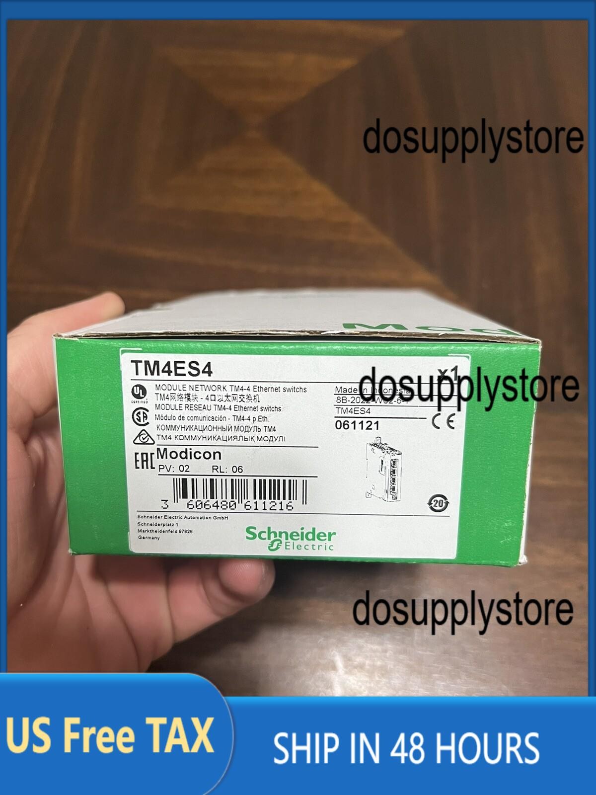 Brand New Schneider Electric TM4ES4 Modicon TM4 Ethernet Network Module