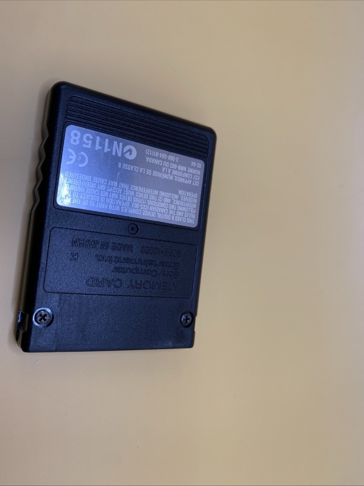 Official OEM Sony Playstation 2 PS2 8MB Magicgate Memory Card SCPH-10020 Black