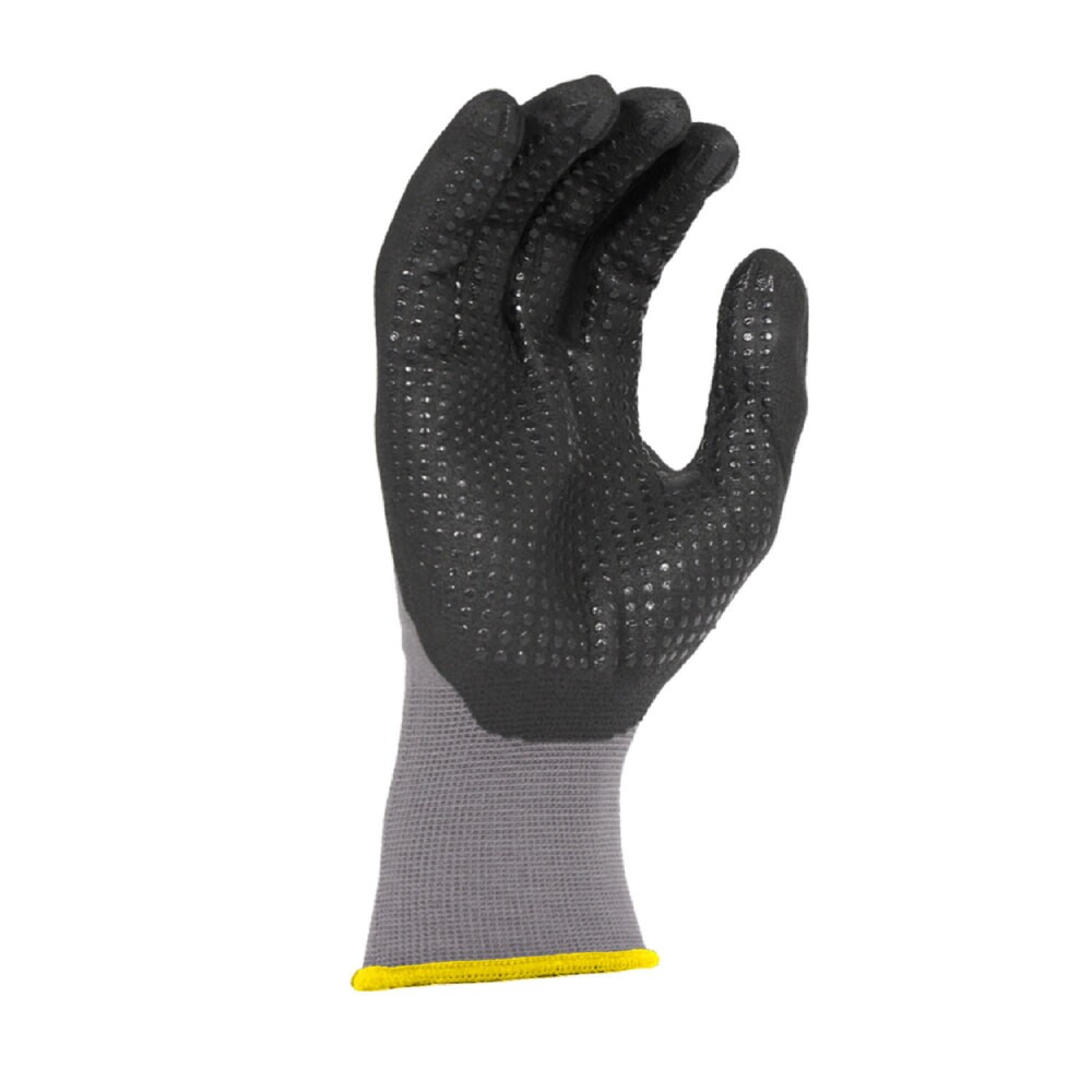 Radians RWG11 Microdot Foam Nitrile Gripper Gray [12 PACK]