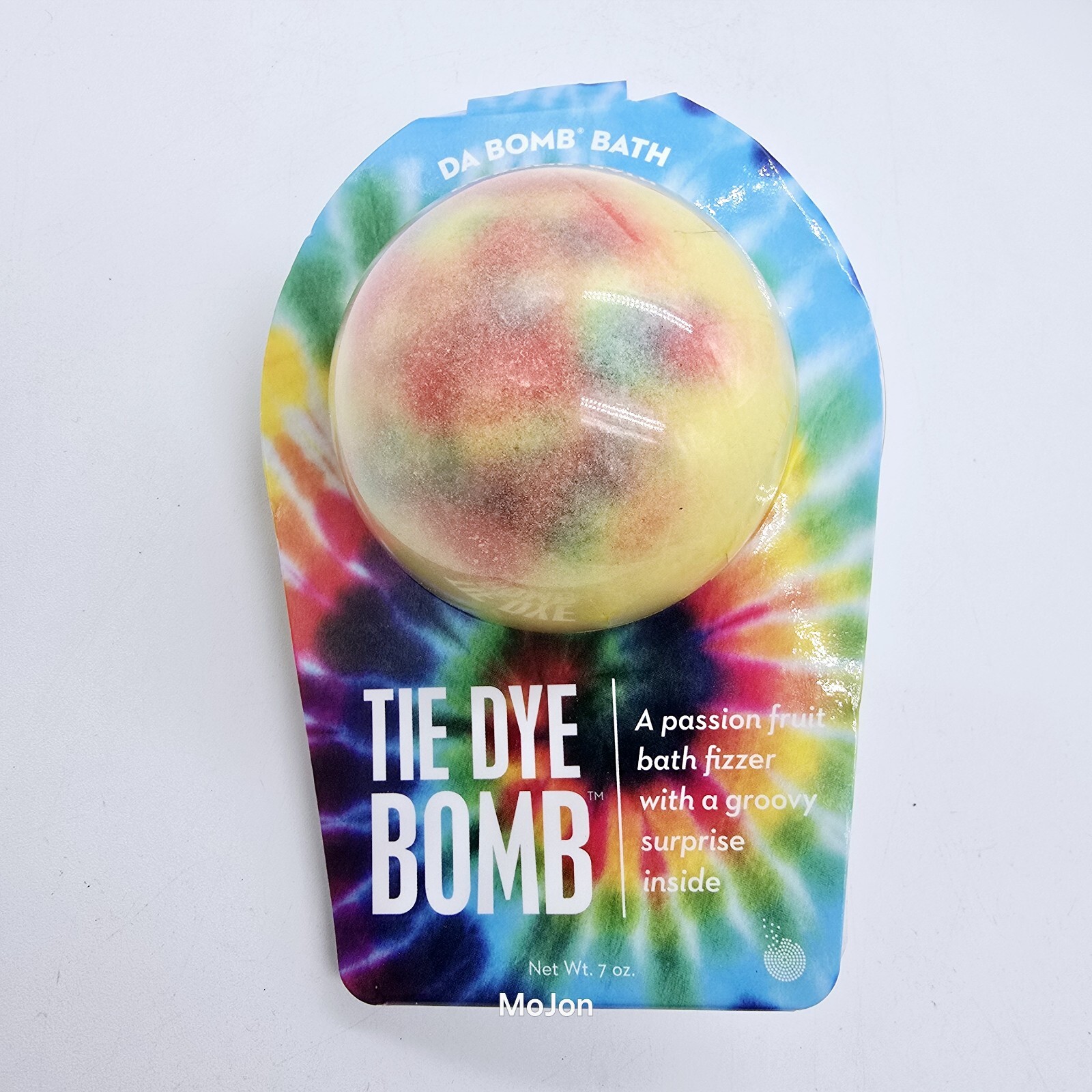 Da Bomb Bath Tie Dye Passion Fruit Yellow Bath Bomb 7oz Read