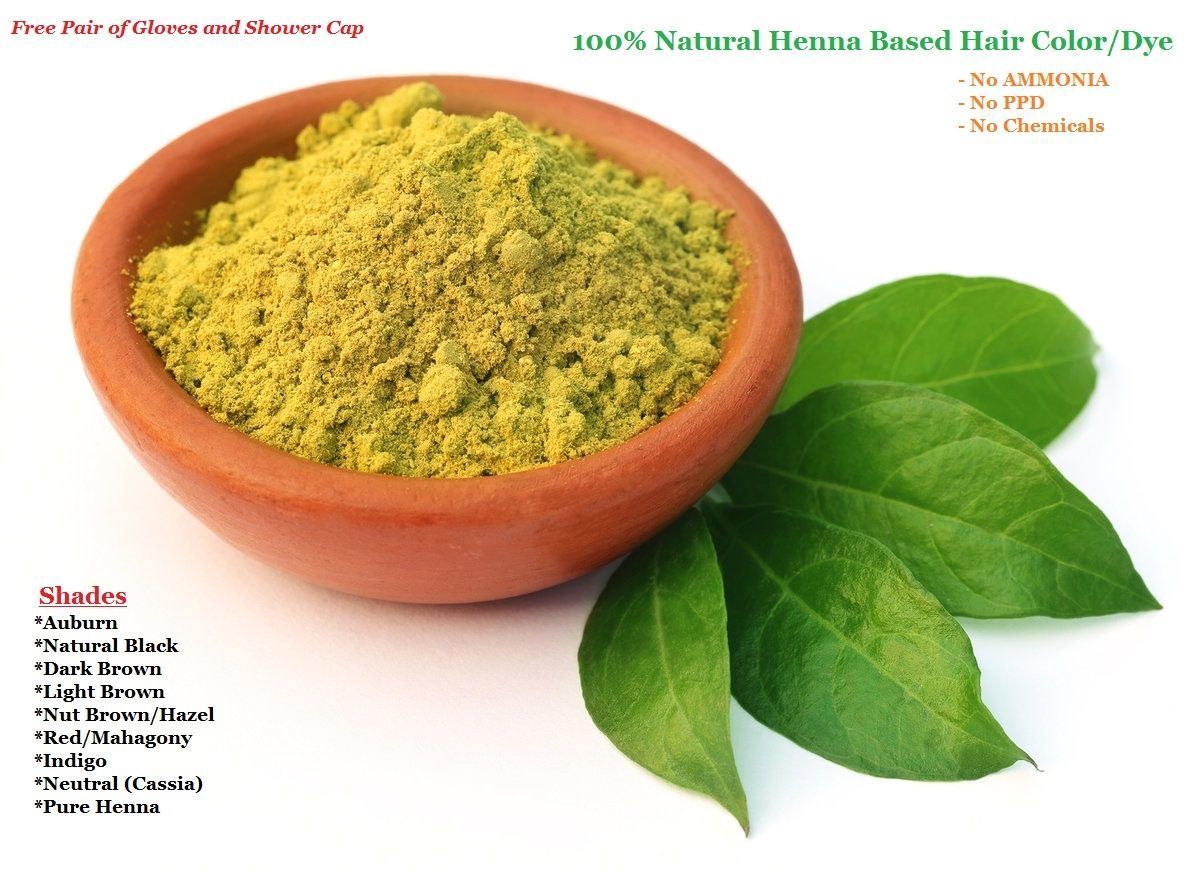 Organic Henna Powder Natural Hair Color Dye Conditioner Hair 100% Chemical Free