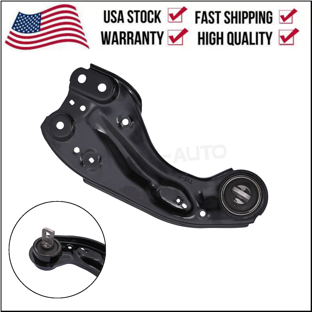 52360-TVA-A03 Rear Right Trailing Arm for Honda Accord 2018-2022
