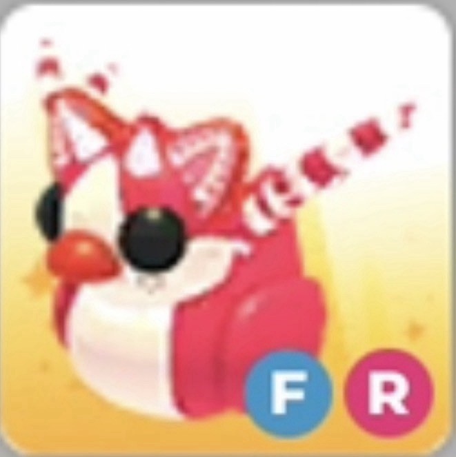Adopt Me! Flyable Rideable Red Fox Pet Digital Icon/Cartoon Pet Image Only