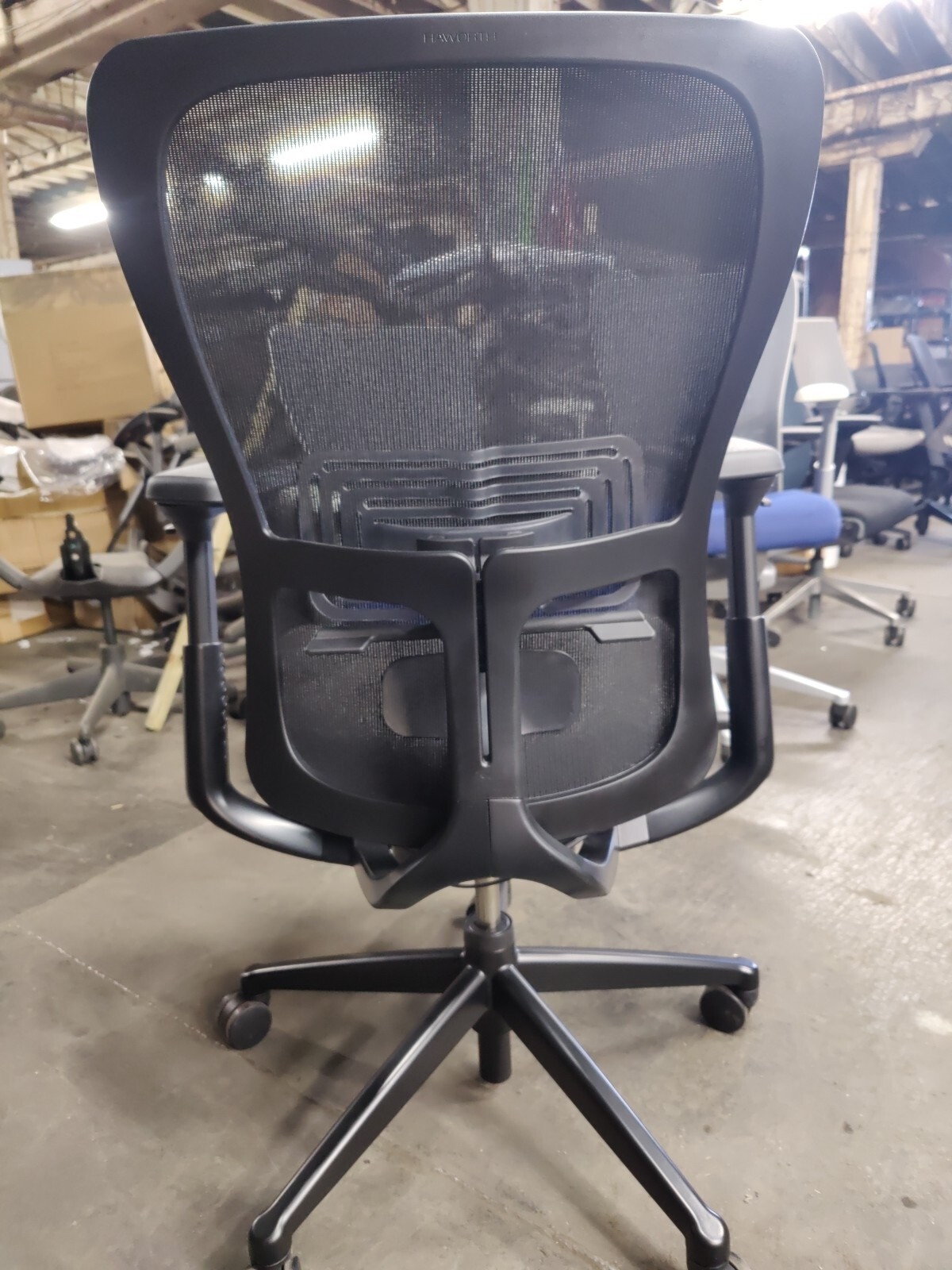 EXECUTIVE CHAIR by HAWORTH ZODY Grey COLOR CHAIR desk mesh chair Lumbar Loaded