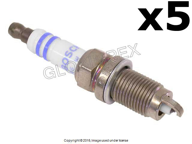 VOLKSWAGEN (2005-2009) Spark Plug Bosch FR-7-HPP-33+ (Set of 5)