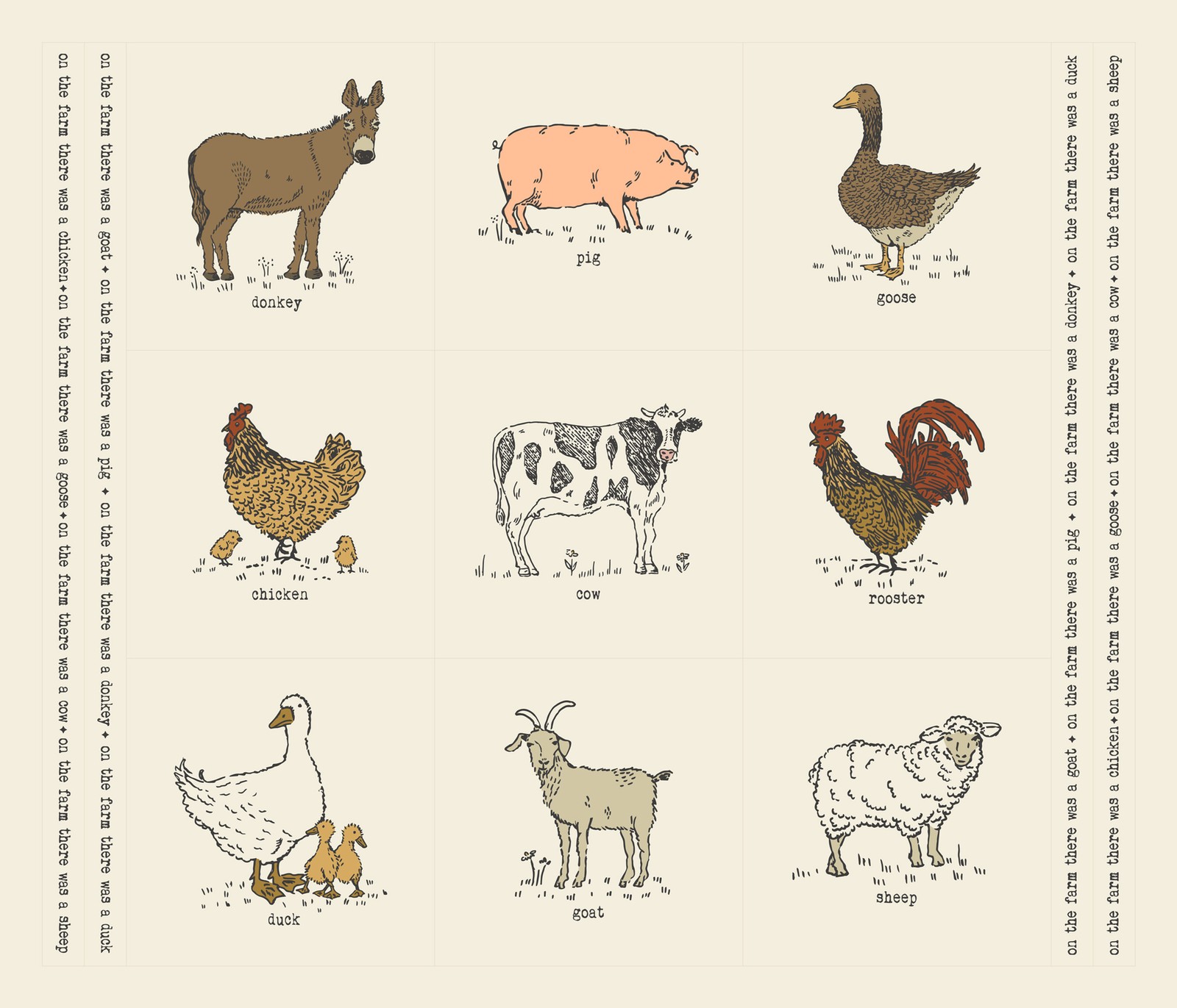 Storybook Farm Panel Quilt Pattern