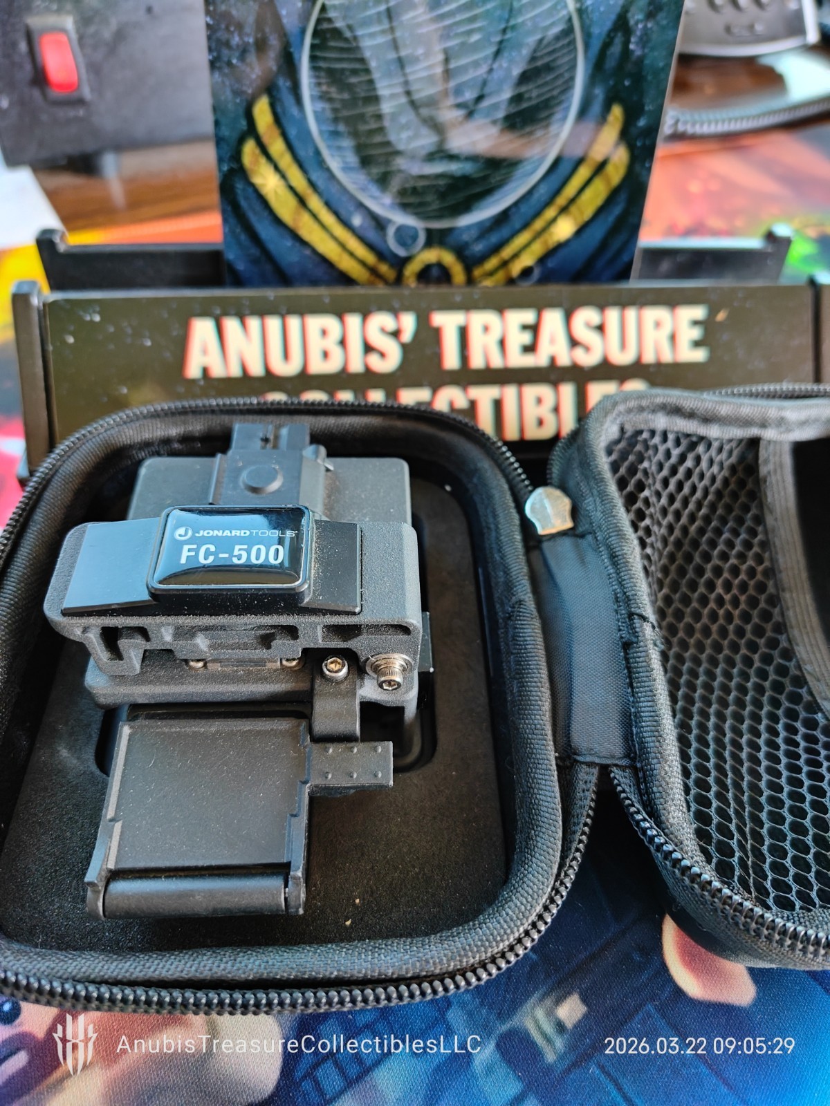Jonard FC-500 Fiber Optic Cleaver, Lightweight & Precise
