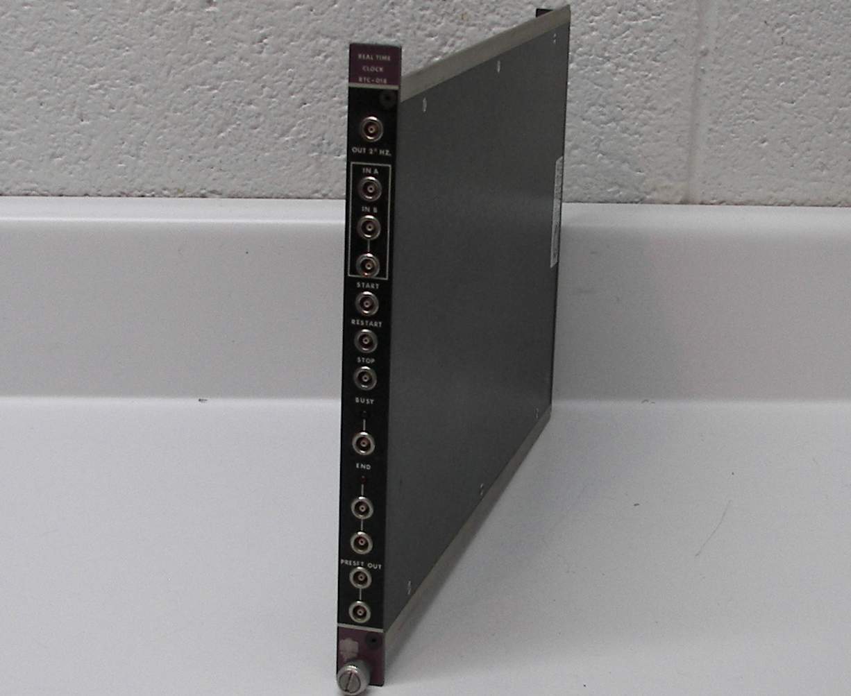 STANDARD RTC-018 REAL TIME CLOCK CAMAC MODULAR
