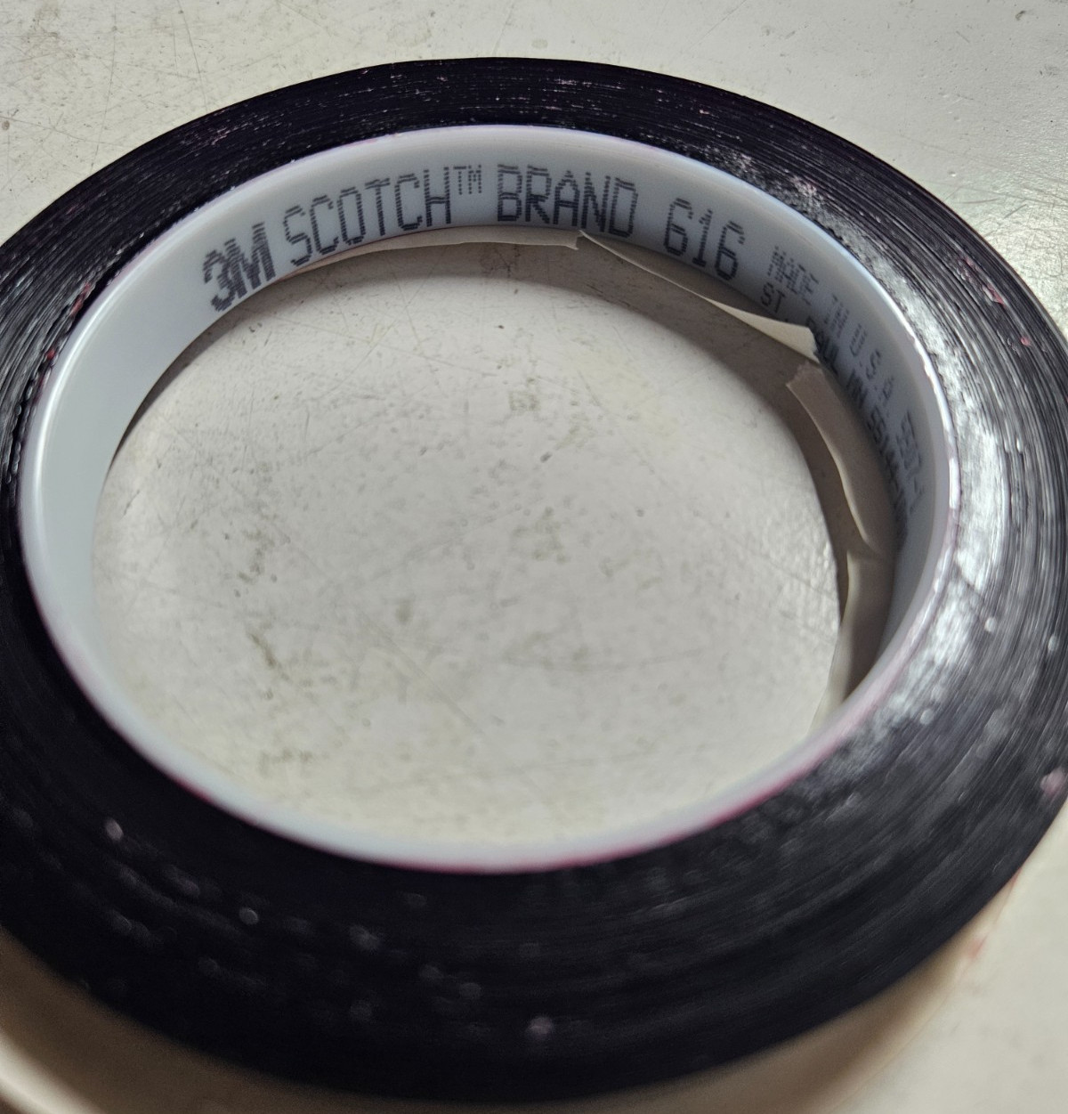 3M Scotch 616 Lithographers UPVC Tape 1/2 in. x 72 yds, Ruby Red, One Roll