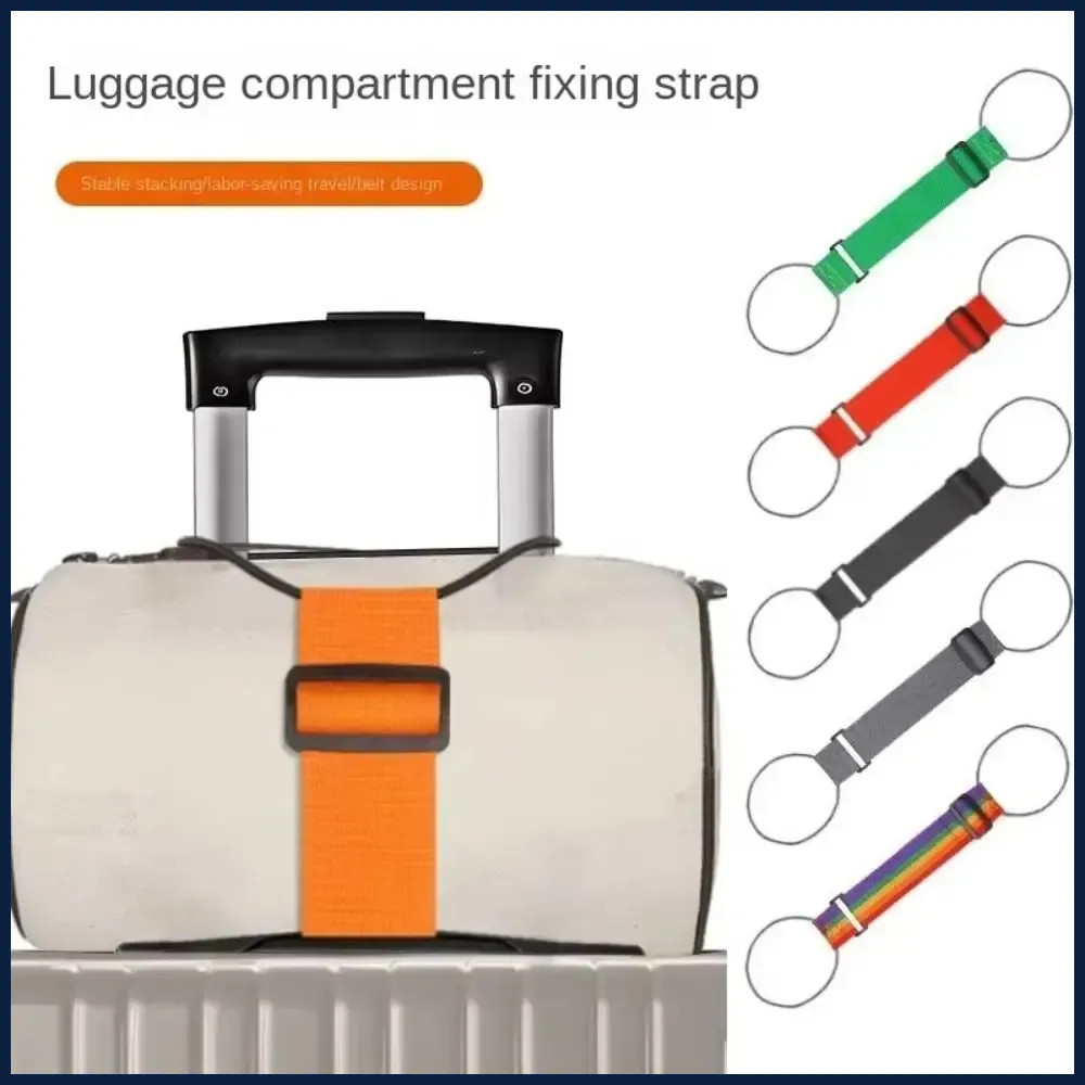 1/2Pcs Versatile Luggage Elastic Strap Reusable Adjustable Luggage Connector