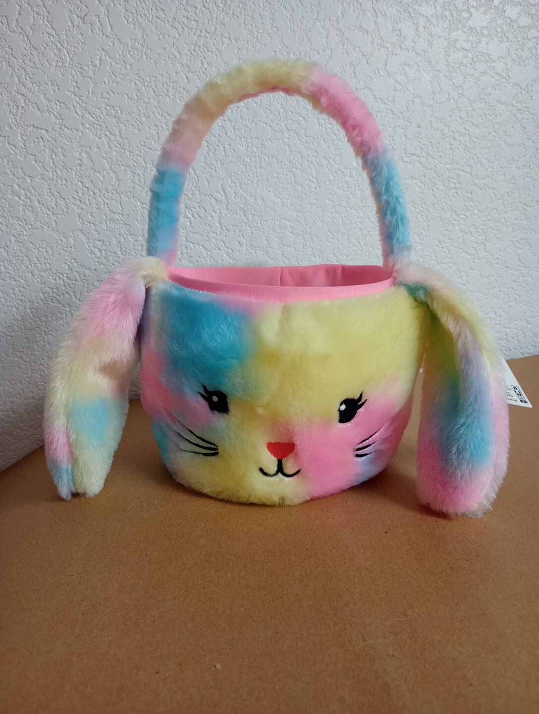 9x12" Easter Eggs Basket Plush Bunny