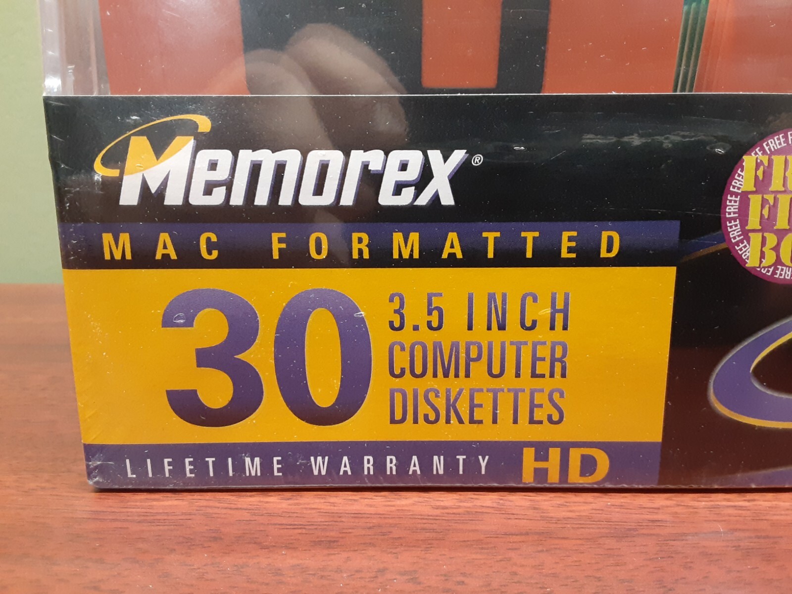 Memorex HD Rainbow Disks Diskettes 3.5" MAC Formatted 30 Pack Case Sealed