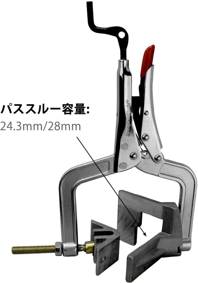 Jointmaster, 90 Degree, Angle Clamping Tool, Throat Depth: 3", Max Capacity: 1-1