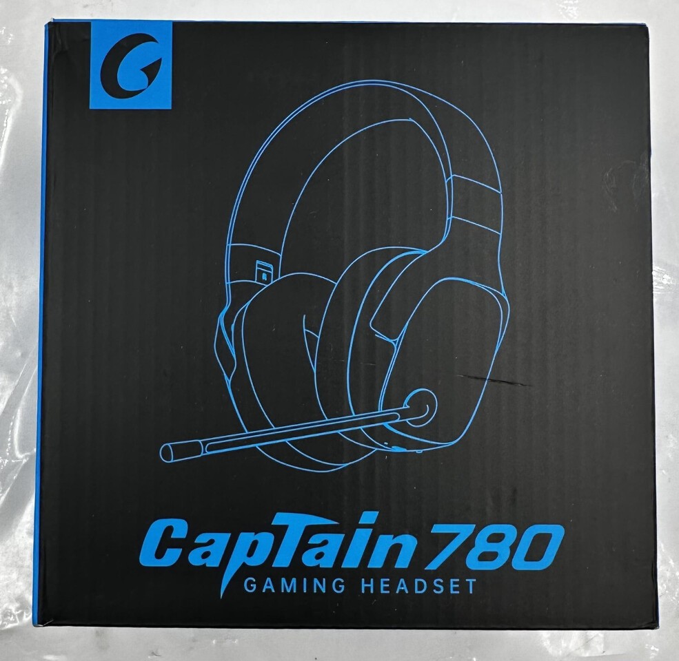CAPTAIN 780 WHITE WIRELESS GAMING HEADSET WITH BOOM MICROPHONE