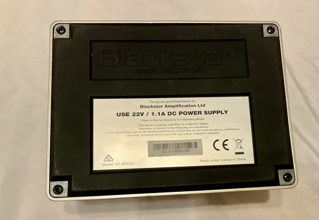 TESTED!!! Blackstar HT-BOOST guitar effects pedal WITH POWER SUPPLY