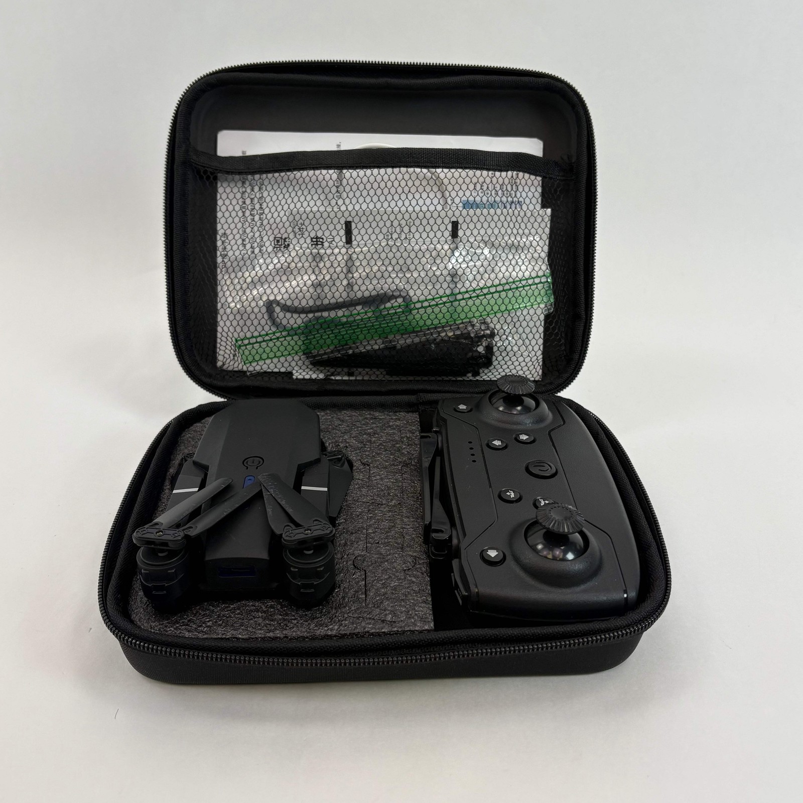 BKY Folding Drone Pro & Accessories in Case Bundle