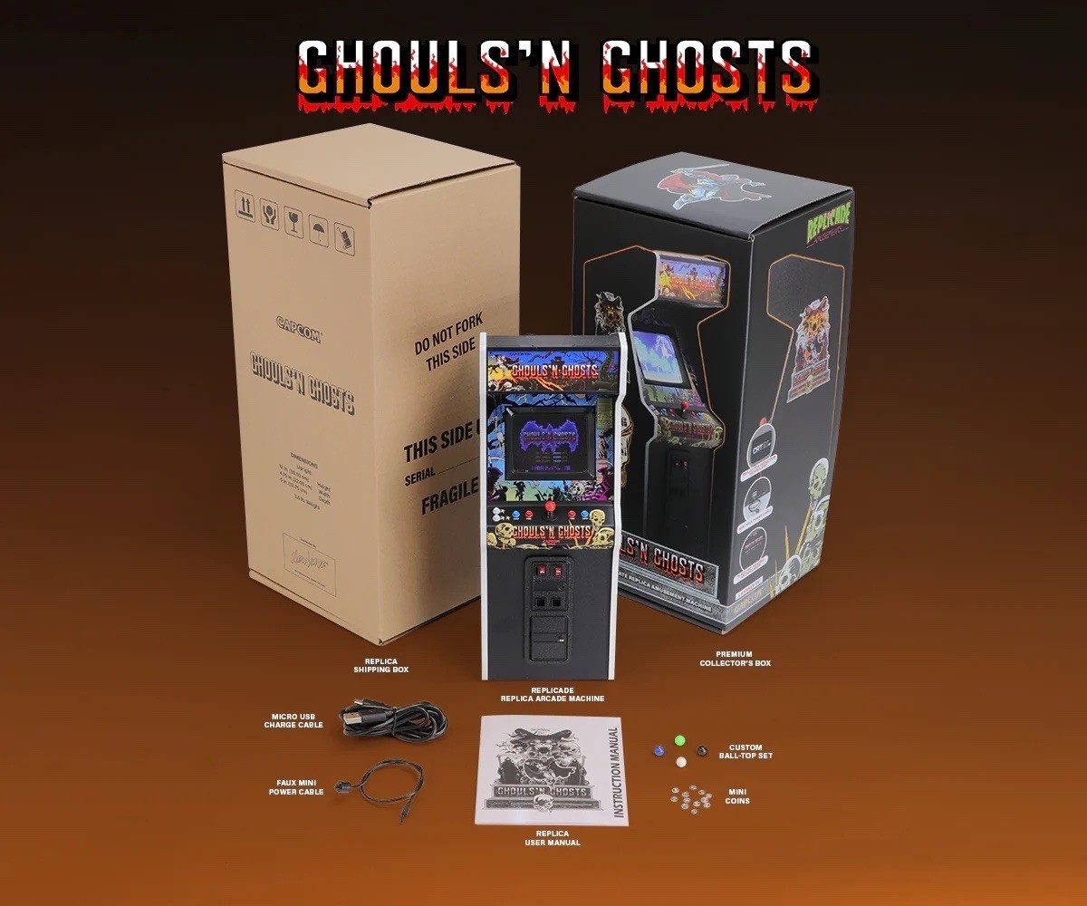 Ghouls 'N Ghosts Replicade New Wave Toys Arcade 1/6 Scale SEALED & NEW NIB RARE