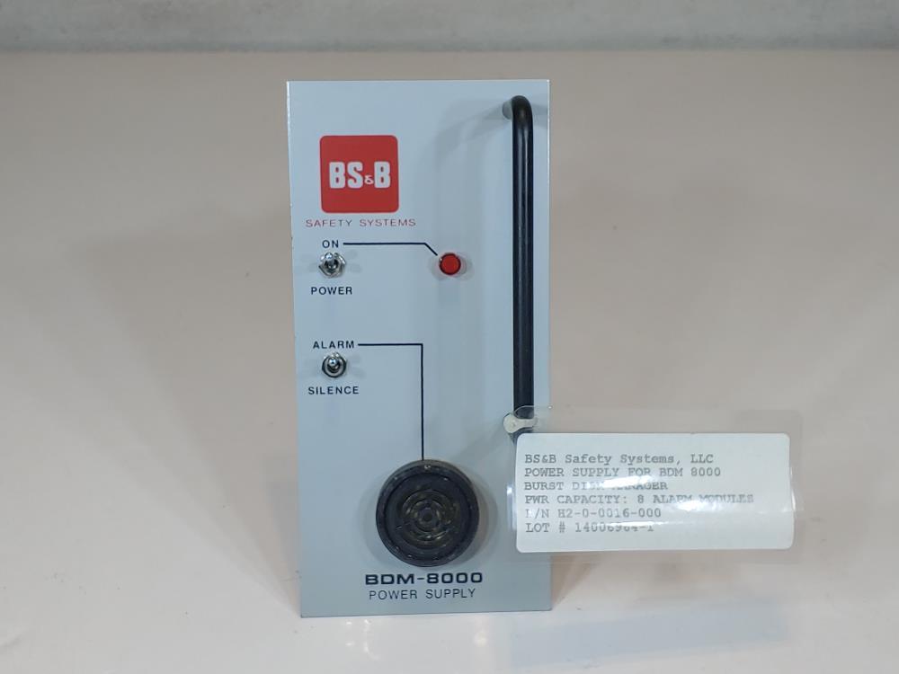 BS&B Safety Systems Power Supply For BDM 8000 Burst Disk Monitor