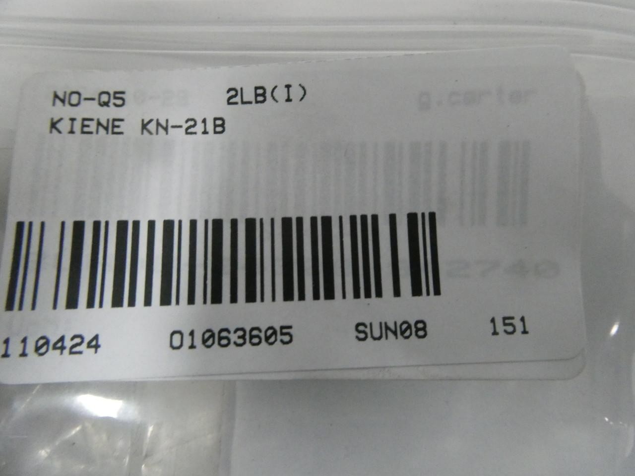 Kiene KN-21B Manual Indicator Needle Valve 1/2in Npt