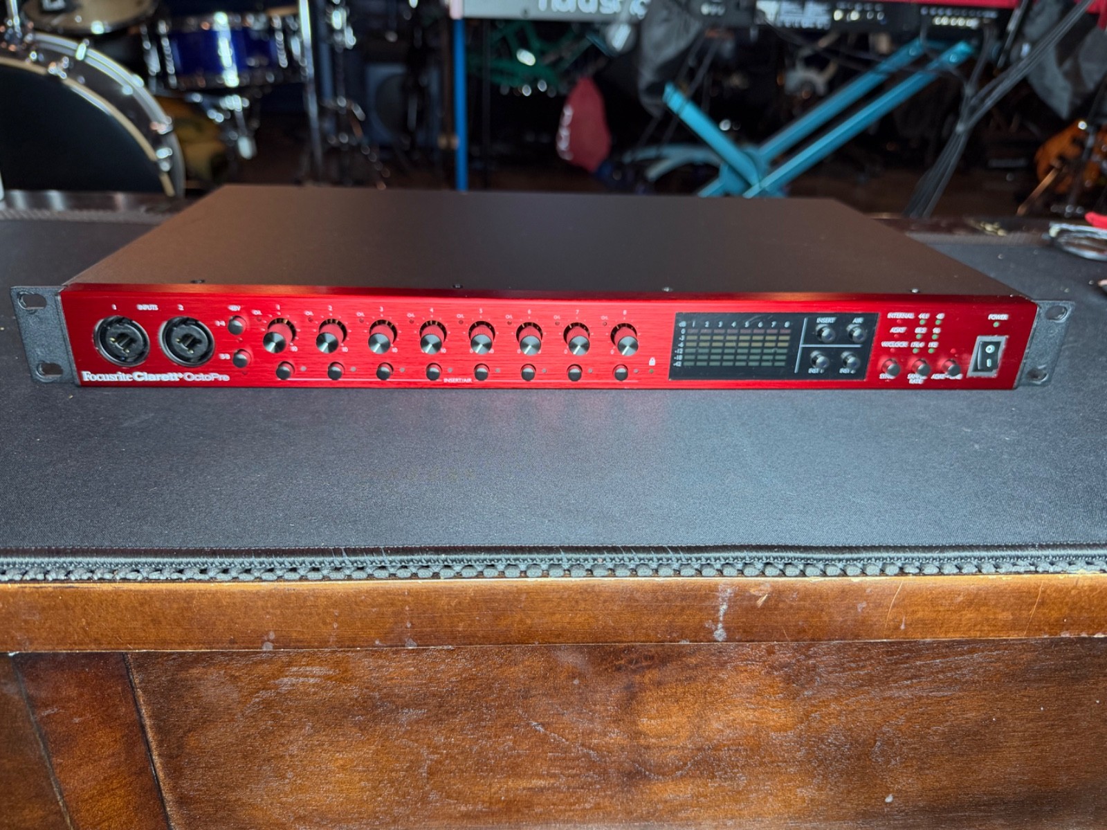 Focusrite Clarett+ OctoPre 8-Channel Mic Preamp ADAT Expansion Excellent Cond.