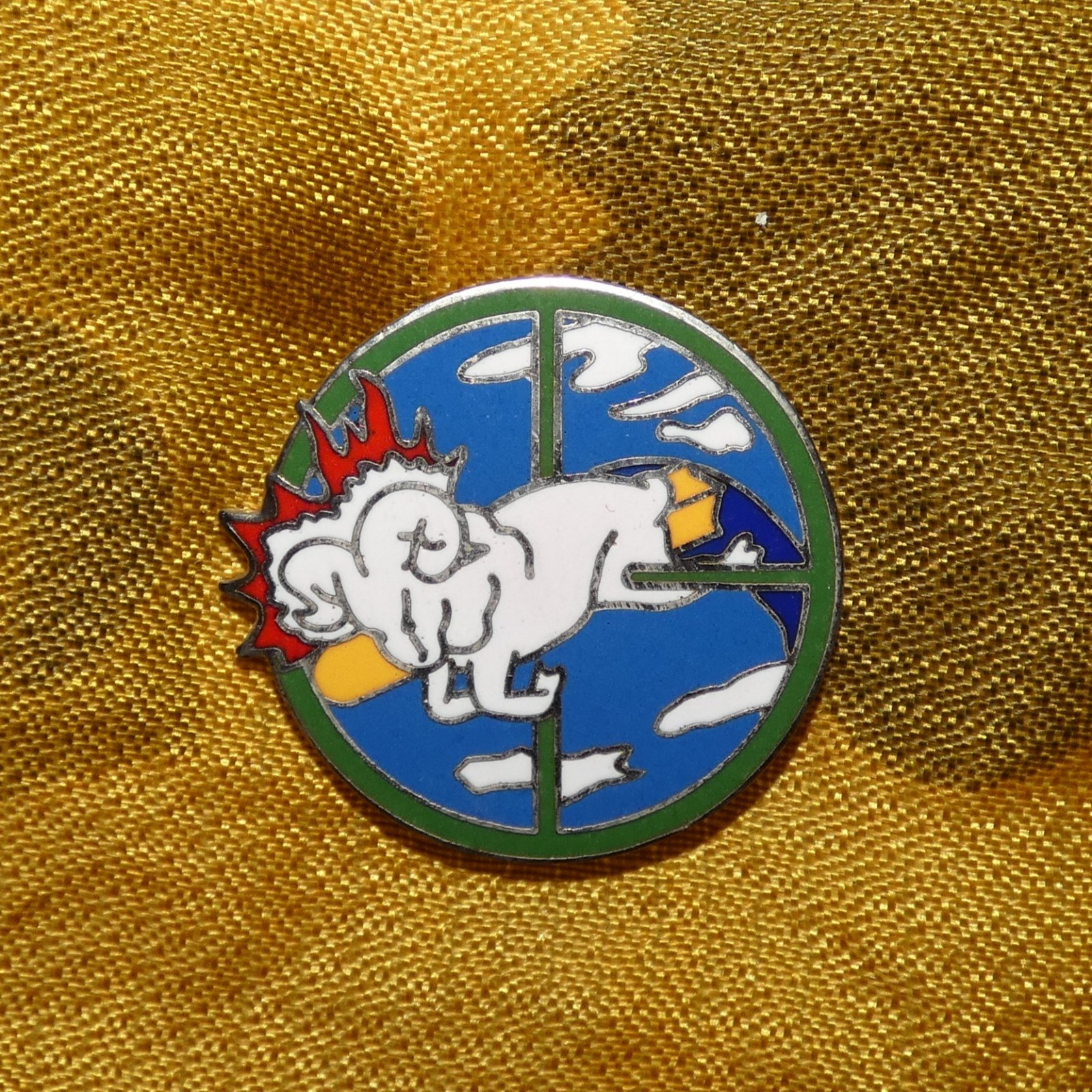 Vintage USAAF 751st Bomb Squadron Cloisonne DUI-style Unit Crest