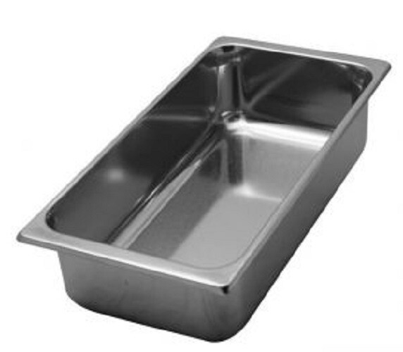Heavy Duty Stainless Steel Standard Gelato Pan (3 L) 360 x 165 x 80 mm
