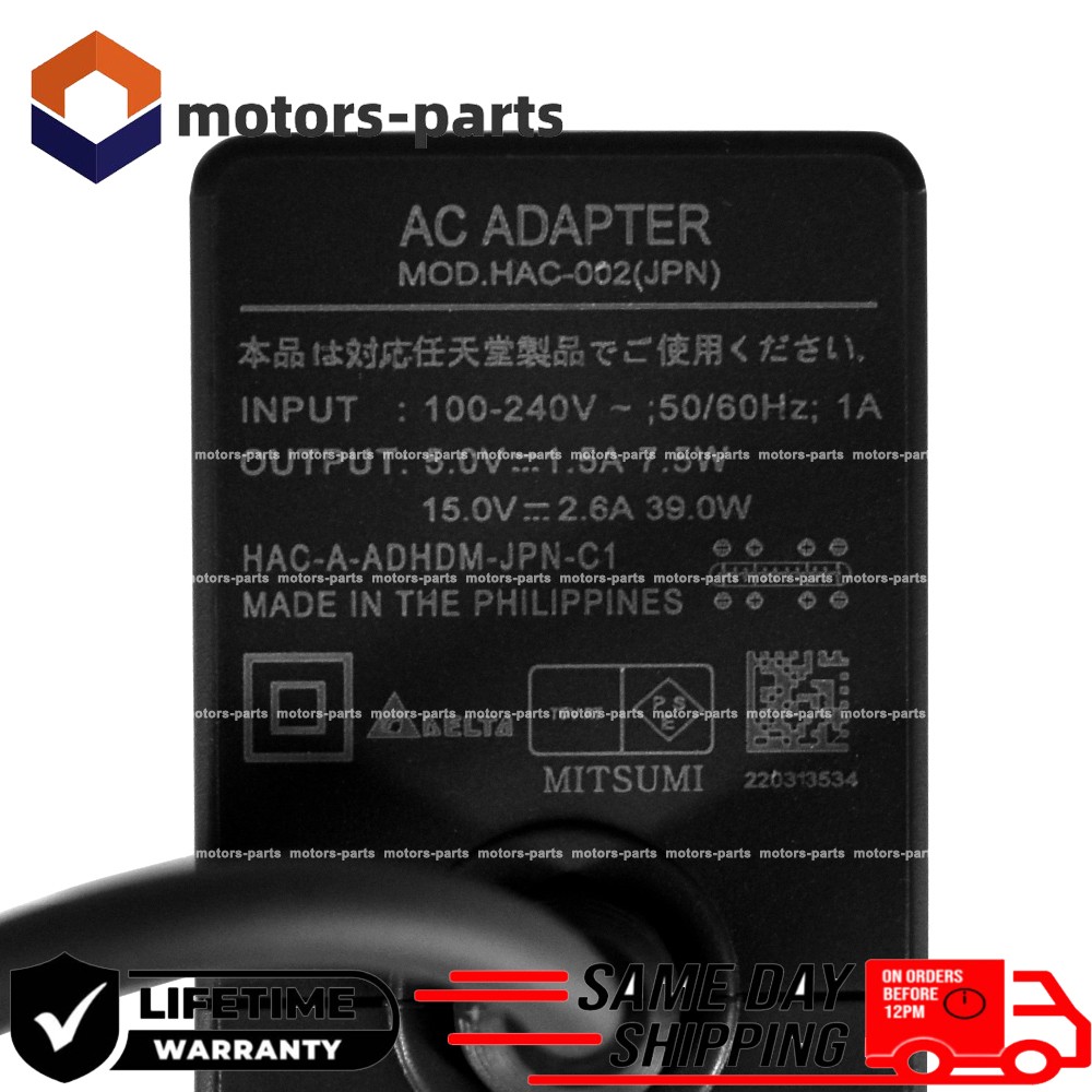 OEM Official Nintendo Switch +OLED AC Power Adapter Supply OEM Charger HAC-002