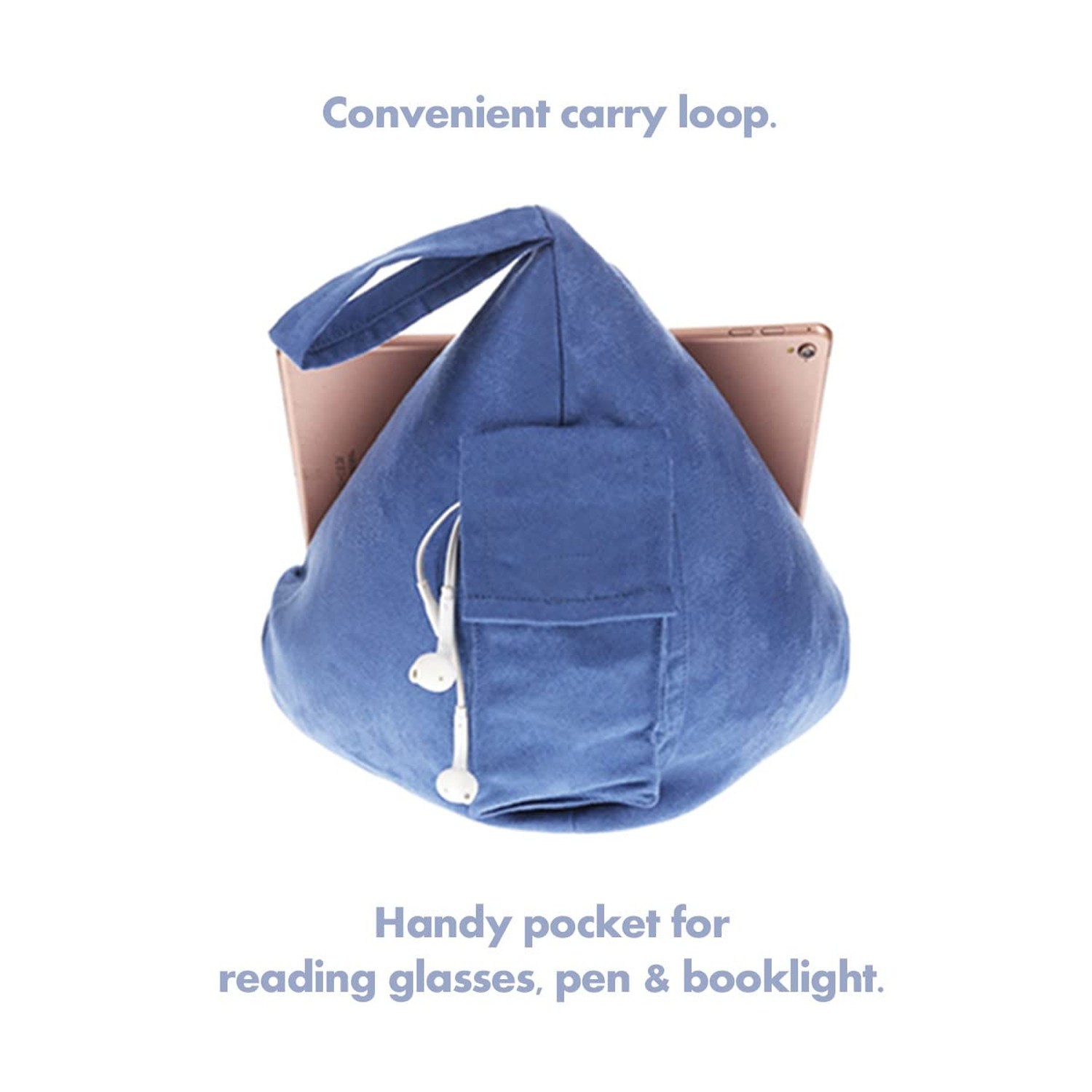 The Most Comfortable Way to Read, Hands Free! - Navy