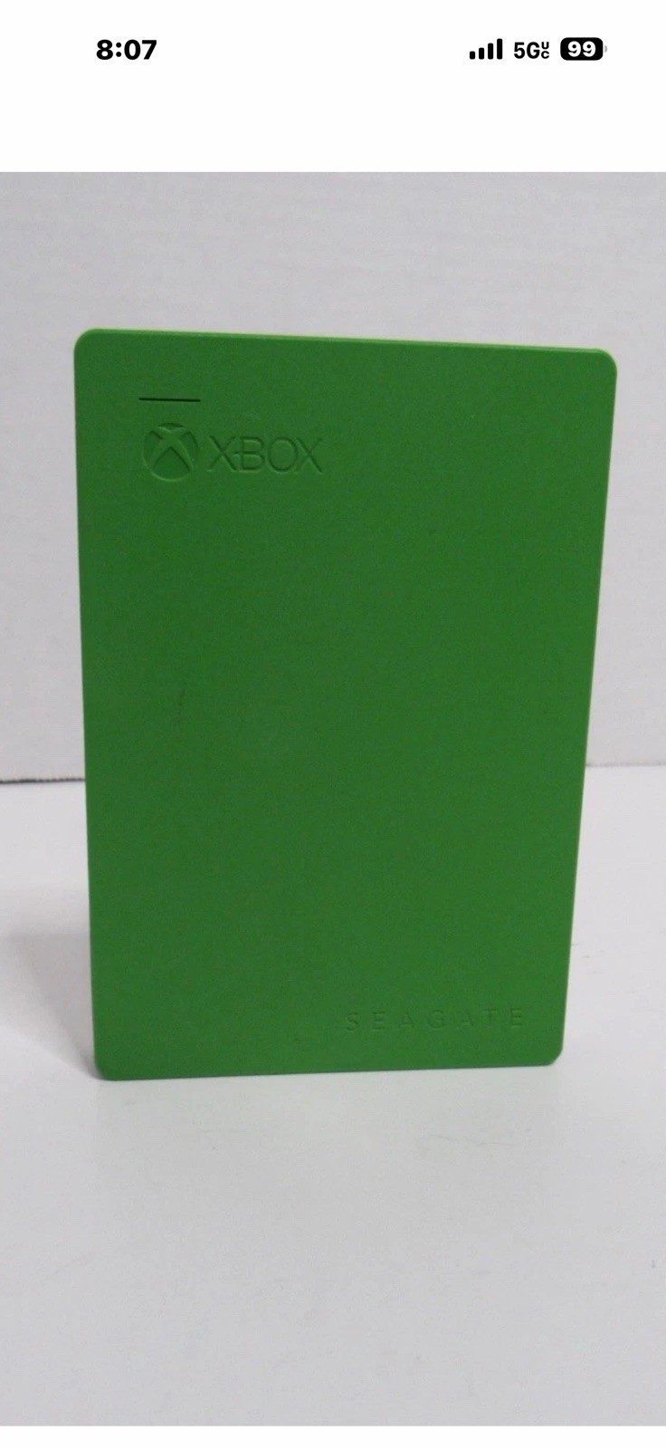 Seagate Green External 2tb Hard Drive for Microsoft Xbox Console
