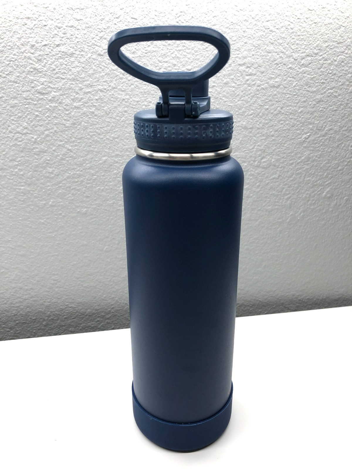 RubyFlask 32oz Stainless Steel Water Bottle Blue Wide Mouth Insulated Handle