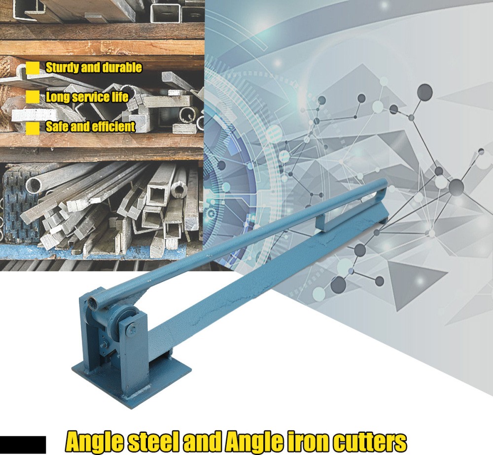 Angle Iron Cutter Angle Steel Hand Cutting Shear Scissors Cutting Machine 1.2CM