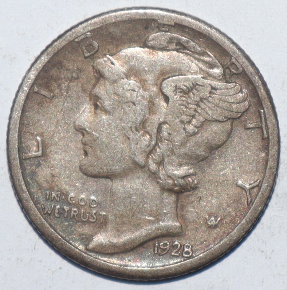 1928 S Mercury Dime XF EXTRA FINE (O268)