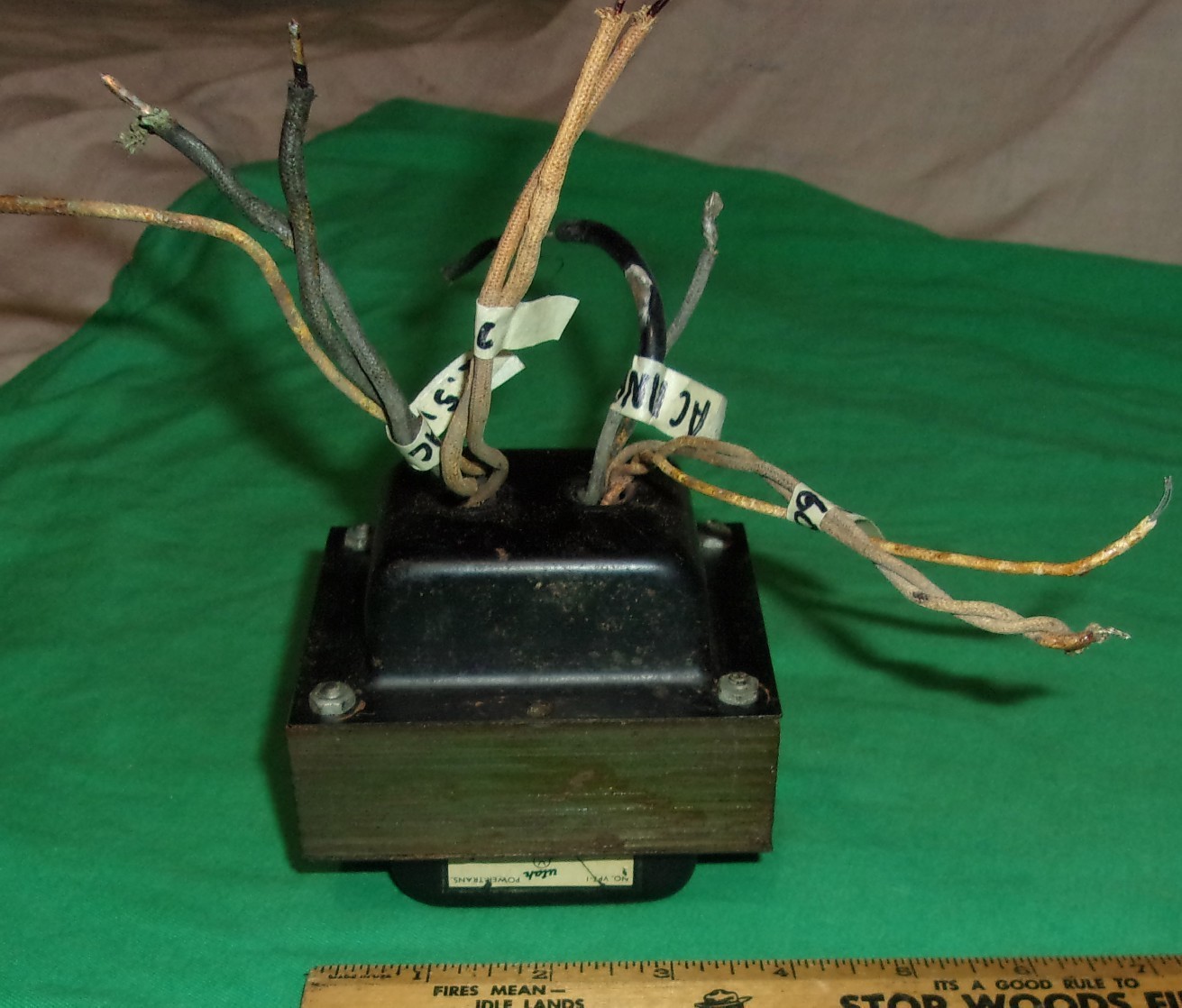 UTAH Power Transformer VPT-1 (5v, 6.3v, 325-0-325vct) Clean! Tested!