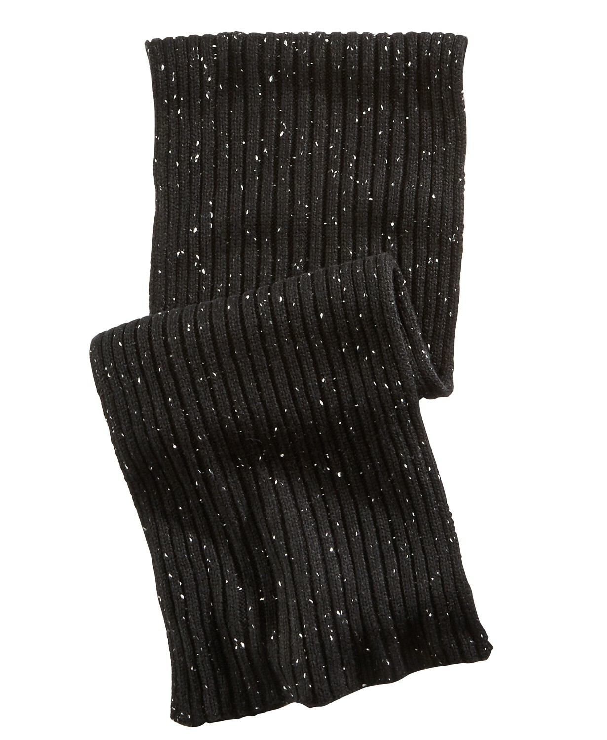 NEW $124 Kenneth Cole Reaction Men Black Knit Warm Winter Muffler Scarf One Size