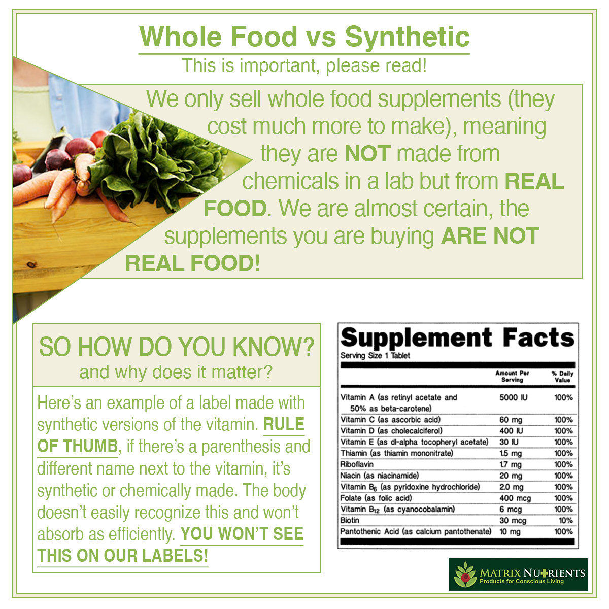 Vitamin B3 Niacin Organic Supplement