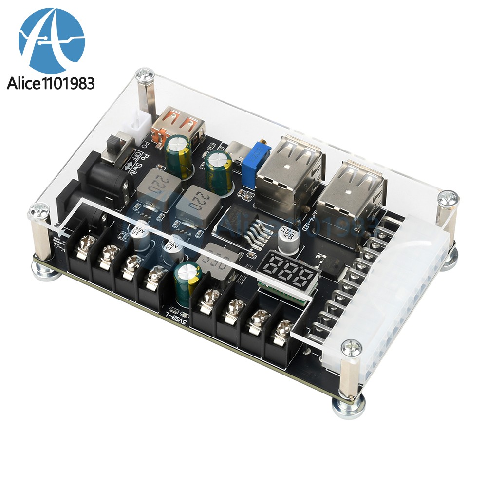 20/24Pin ATX Power Adapter Board Desktop Chassis ATX Power Supply Breakout Board