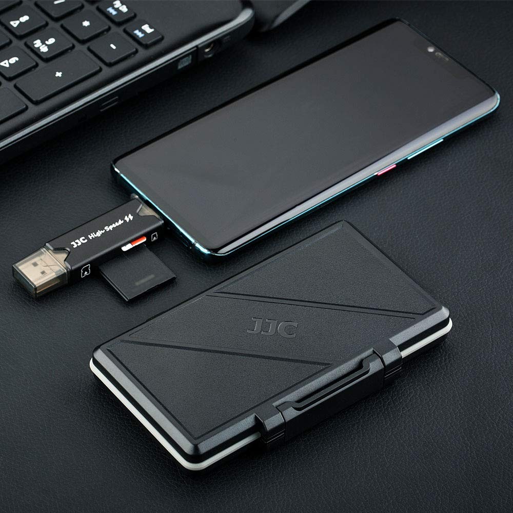 24 Slots Memory Card Case Holder for 16 Micro SD Cards, 8 SD Cards, Includes ...