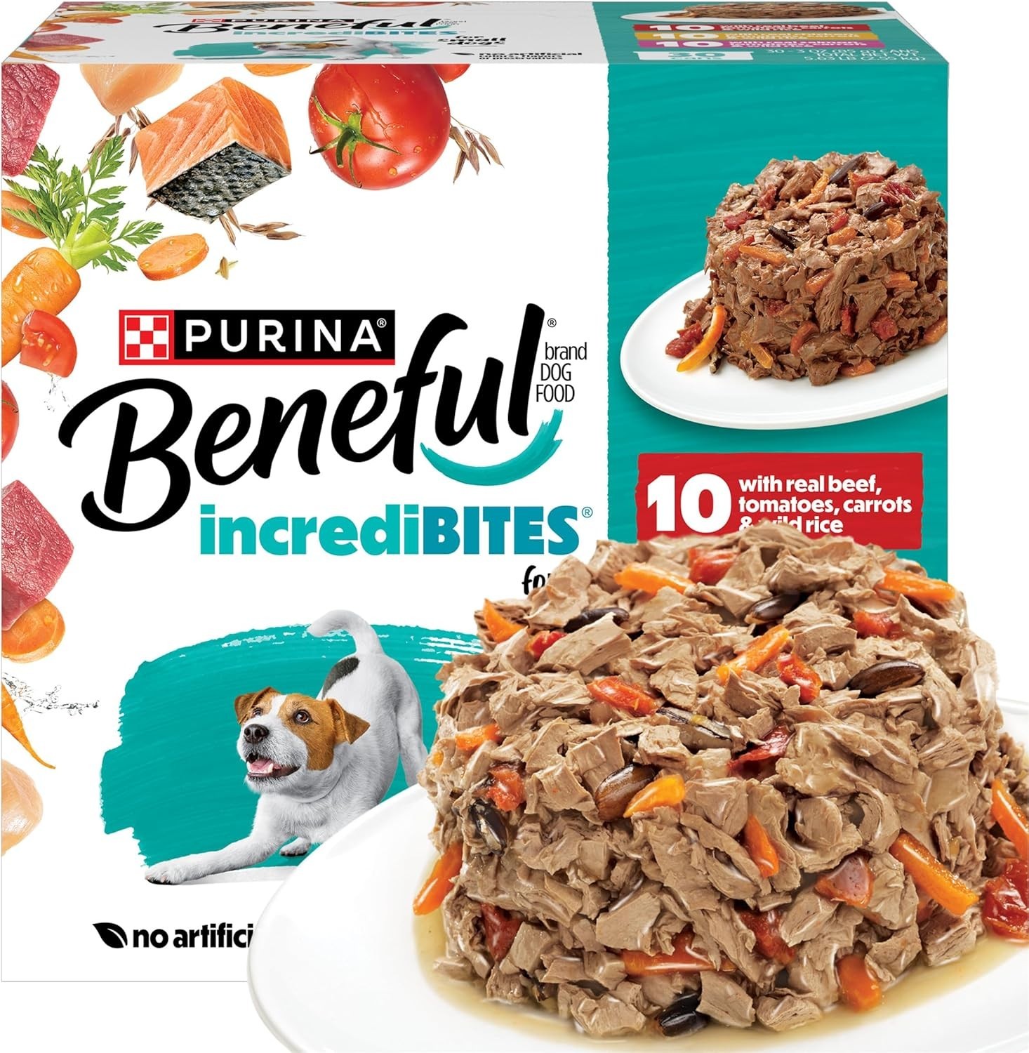 Purina Beneful IncrediBites Small Breed Wet Dog Food Variety Pack 30x3oz Cans