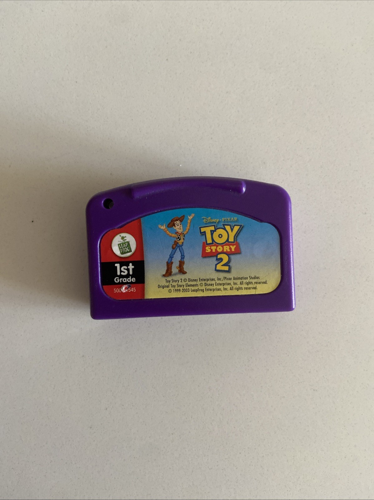 LEAP FROG TOY STORY 2 CARTRIDGE 1ST GRADE