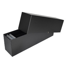 Guardhouse Slab Storage Box - Holds 20 Certified Coins - Black