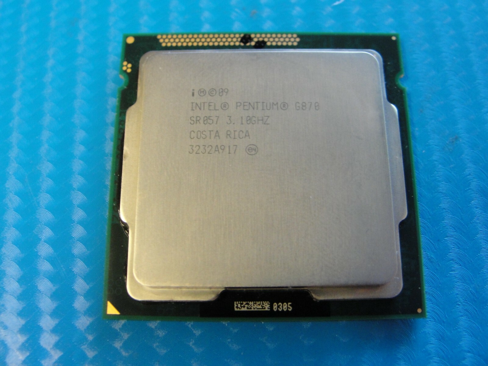 Intel Pentium G870 Dual-Core Socket LGA1155 CPU Desktop Processor SR057 3.10GHz