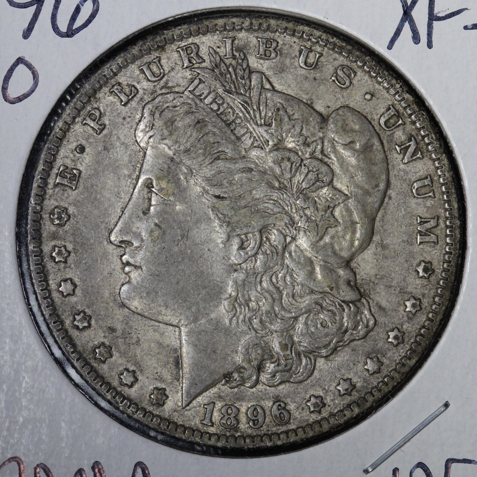 1896-O Morgan Silver Dollar XF+ E359 AMM