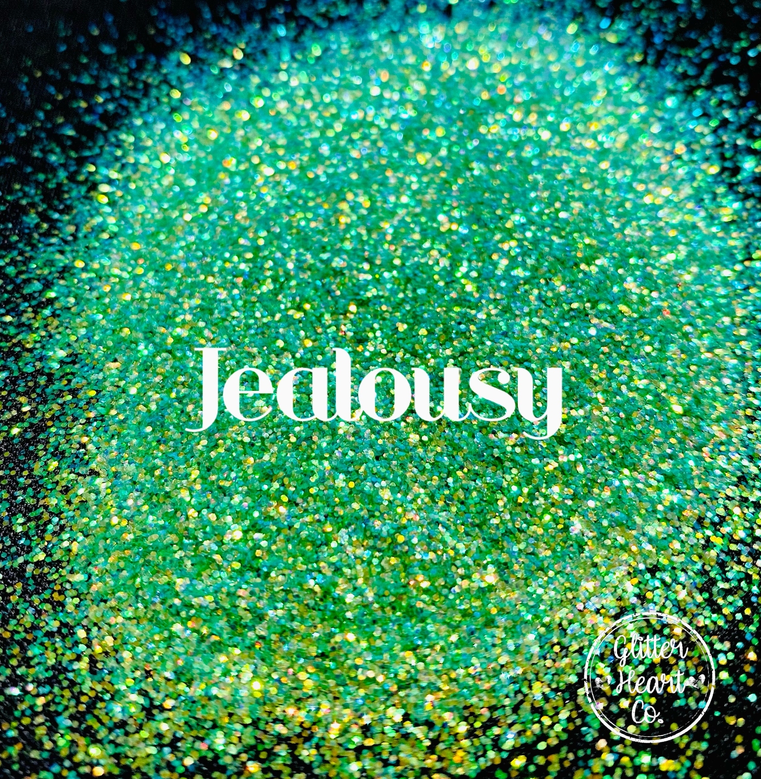 Premium Polyester Glitter - Green Iridescent