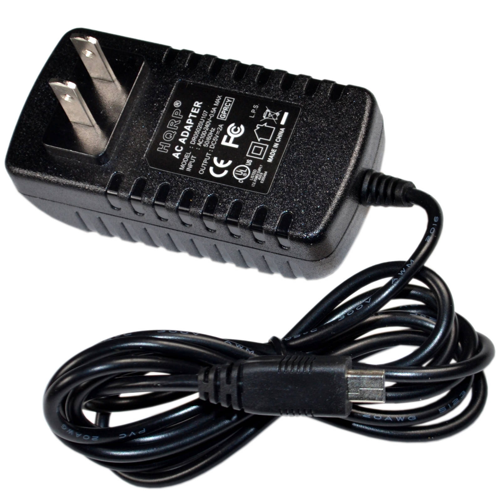 HQRP Cargador para GOgroove SonaVERSE BX, BXL, AYL Altavoz SONAVERSE-BX SONAWAVE