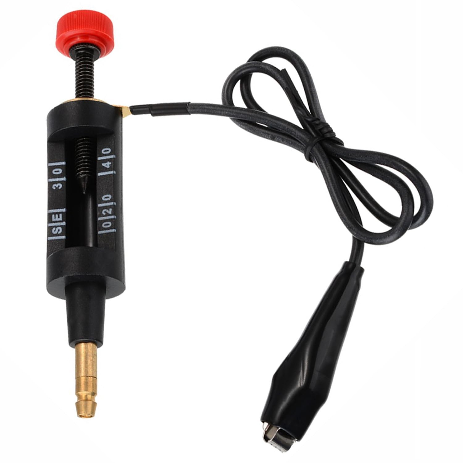Savildo Ignition Coil Tester Adjustable Spark 115mm x 22mm x 520mm, black